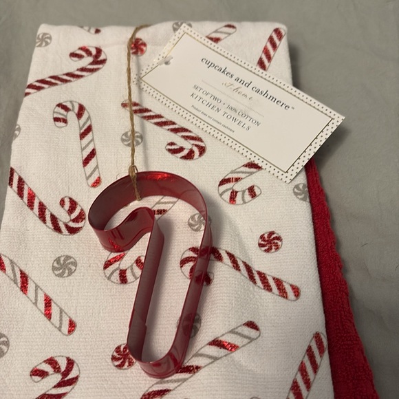 Cupcakes and cashmere set of kitchen towels - Picture 2 of 3